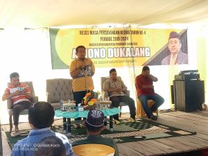 Rumah Komunitas Jadi Tempat Reses Ariono Dukalang