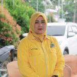 Foto : Bacaleg Partai Golkar Pohuwato Luluk A. Yulianti yang juga Anggota Legislatif Aktif di DPRD Pohuwato. (Foto : Hitler).