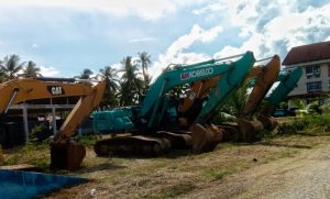 4 Excavator Beraktivitas di PETI Dengilo Diamankan Polres Pohuwato