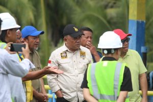 DPRD Pohuwato Tinjau Pekerjaan Saluran Irigasi Taluduyunu