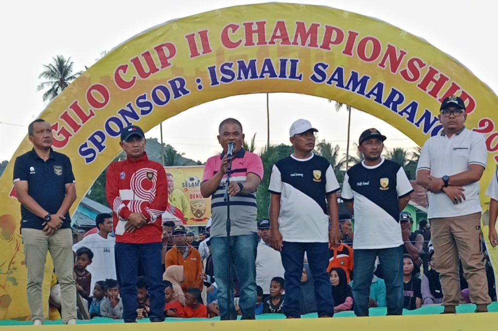 Hadiri Final Turnamen Dengilo CUP ll, Begini Penyampaian Ketua DPRD Pohuwato ke Ismail Samarang