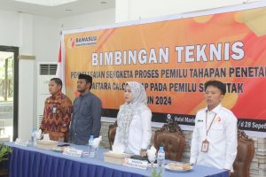 Bawaslu Pohuwato Gelar Bimtek Penyelesaian Sengketa Pemilu 2024