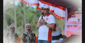 Ketua Nasir Giasi Hadiri HUT Desa Palopo ke-15