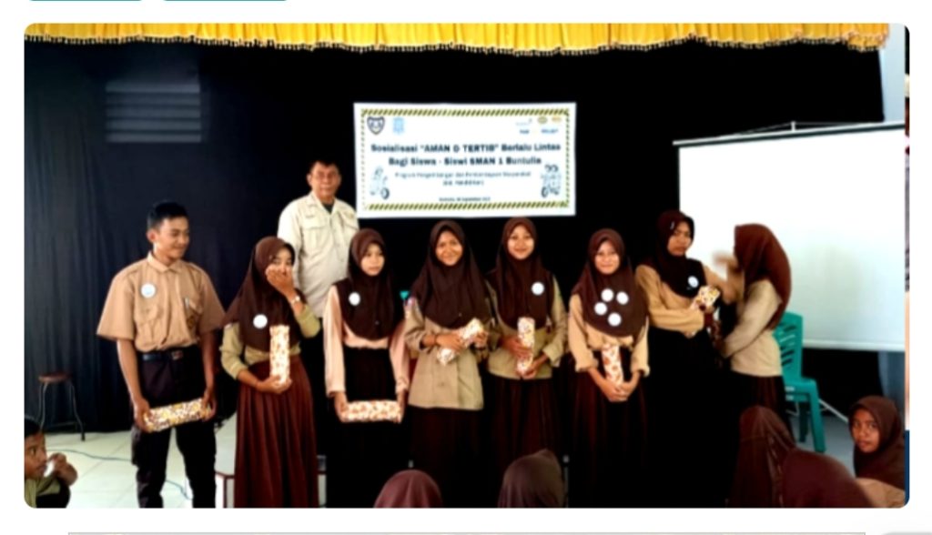 PGP dan Satlantas Polres Pohuwato Gelar Sosialisasi Tertib Berlalulintas