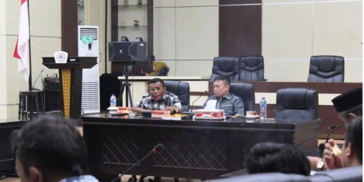 Wakil Ketua DPRD Pohuwato, Idris Kadji Melaksanakan Rapat Dengar Pendapat