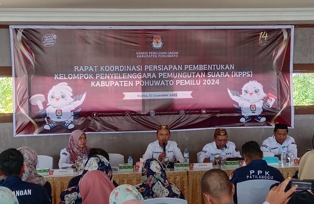 KPU Pohuwato Buka Pendaftaran 3.073 KPPS Pemilu 2024, Catat Jadwal dan Syaratnya