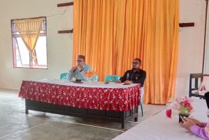 Camat Paguat Terima Mahasiswa KKNT Universitas Pohuwato