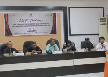 KPU Pohuwato Gelar Rakor Penetapan Lokasi Kampanye, Ini Aturannya!