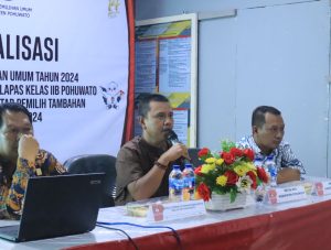 Gelar Sosialisasi di Lapas Pohuwato, Iskandar : Agar Punya Pengetahuan Tentang Memilih