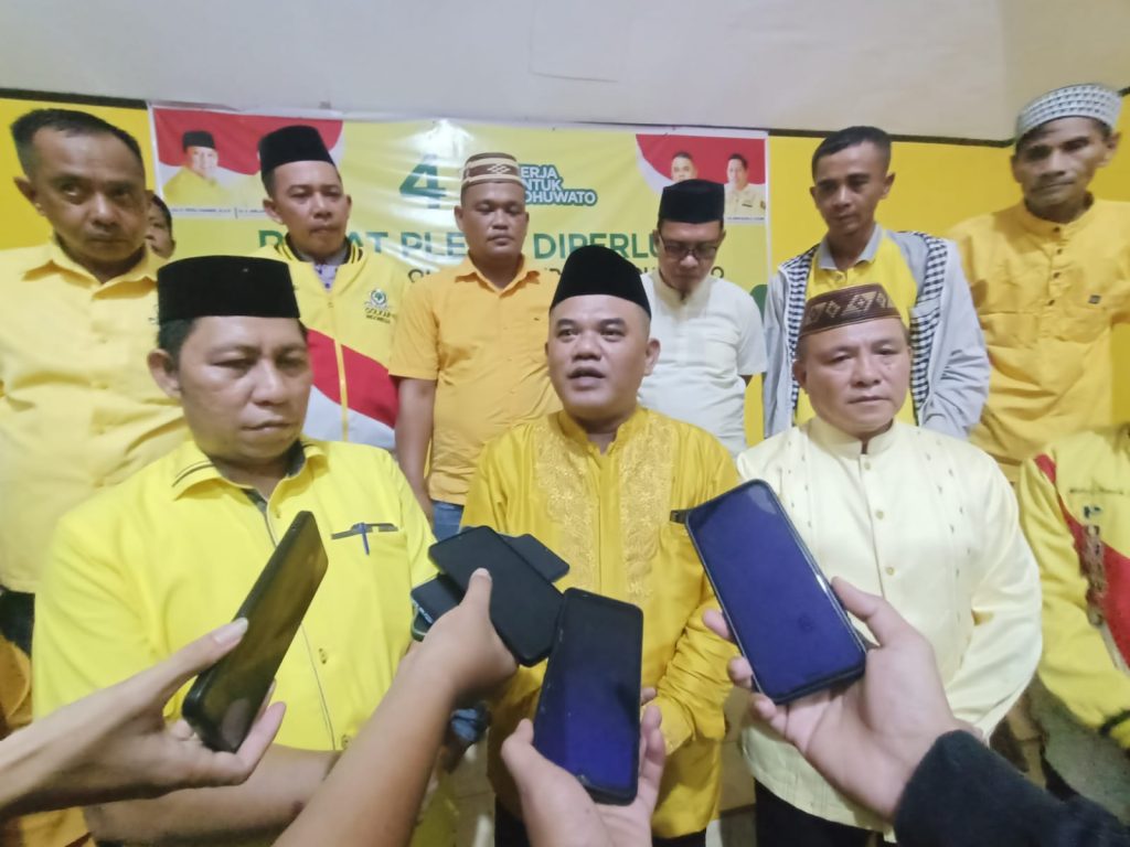 Hasil Pleno Golkar, Saipul Mbuinga Cabup, Nasir Giasi Cawabup