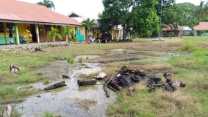 SMP Negeri 1 Wanggarasi Tergenang Air dan Rusak Parah, DPRD Pohuwato Janjikan Perbaikan pada APBD 2025
