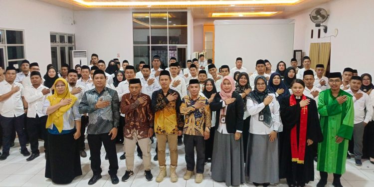 65 Anggota PPK Dilantik KPU Pohuwato untuk PSU Pemilu 2024