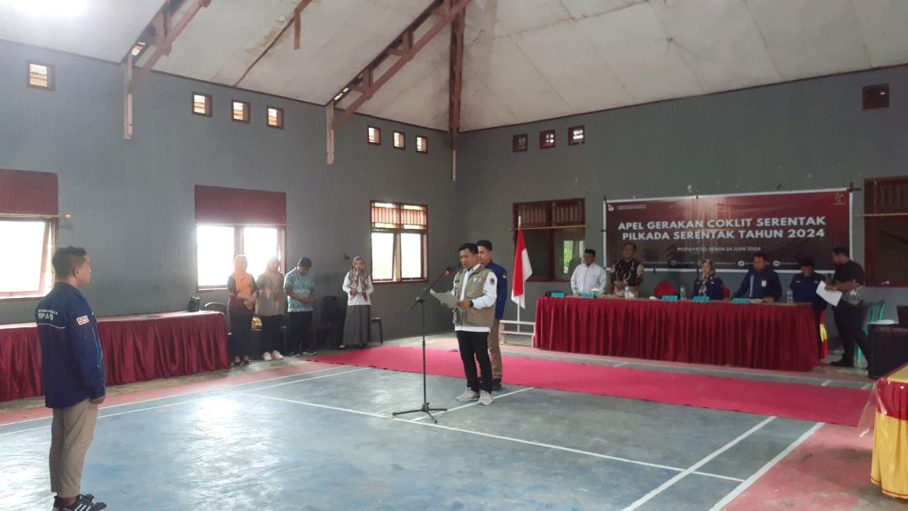 440 Petugas Pemutakhiran Data Pemilih di Pohuwato Dilantik