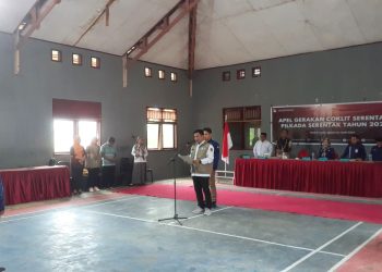 440 Petugas Pemutakhiran Data Pemilih di Pohuwato Dilantik