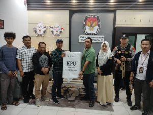 KPU Pohuwato Serahkan Hasil Rekapitulasi Suara PSU ke Provinsi