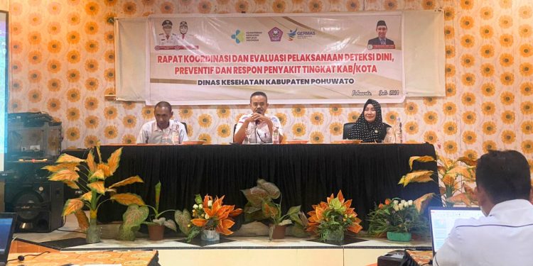 Dinkes Pohuwato Gelar Rakor Evaluasi Deteksi Dini Penyakit