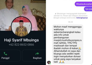 Hati-hati! Penipuan Berkedok Syarif Mbuinga, Pelaku Segera Dilaporkan
