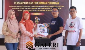 KPU Pohuwato Terima Perbaikan Dokumen Syarat Pasangan SIAP