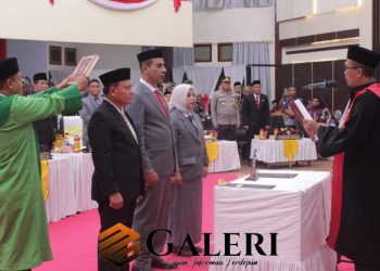 Tongkat Estafet Pimpinan DPRD Pohuwato Beralih ke Beni Nento