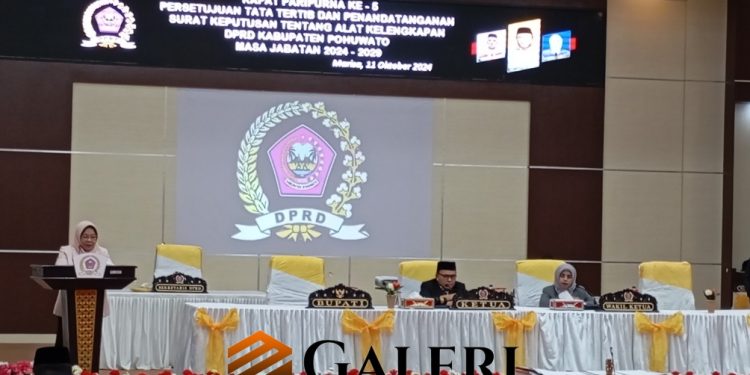 Pembahasan Tata Tertib dan Pembentukan AKD DPRD Pohuwato 2024-2029 Resmi Disahkan