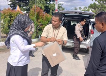 Bawaslu Pohuwato Awasi Ketat Pergeseran Logistik untuk Jamin Keamanan dan Transparansi