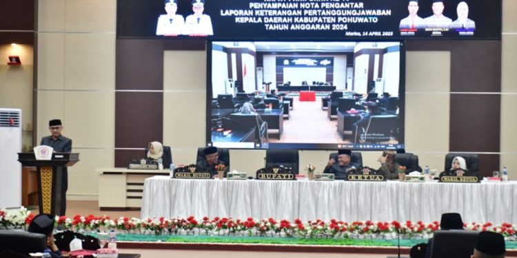 Bupati Saipul Sampaikan LKPJ 2024: IPM Pohuwato Naik, Bukti Nyata Kemajuan Pembangunan