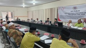 DPRD Pohuwato Lanjutkan Uji Publik Ranperda Tempat Hiburan dan Rekreasi