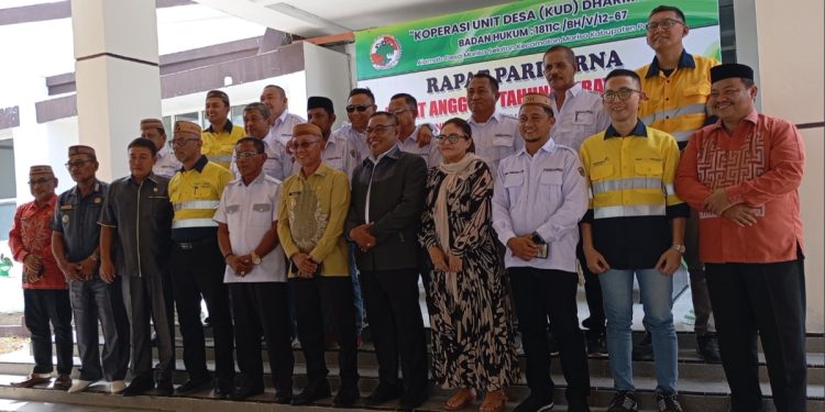 Rizal Pasuma Hadiri RAT KUD Dharma Tani, Tegaskan Komitmen Kawal Hak Penambang