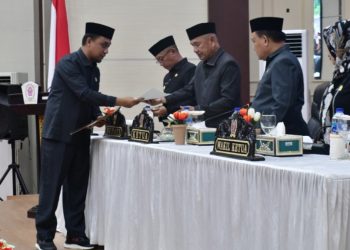 Gelar Rapat Paripurna, DPRD Pohuwato Bahas Ranperda Pertanggungjawaban APBD 2024