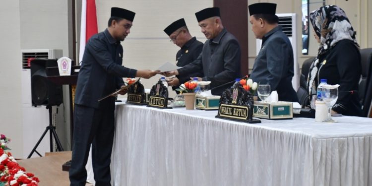 Gelar Rapat Paripurna, DPRD Pohuwato Bahas Ranperda Pertanggungjawaban APBD 2024
