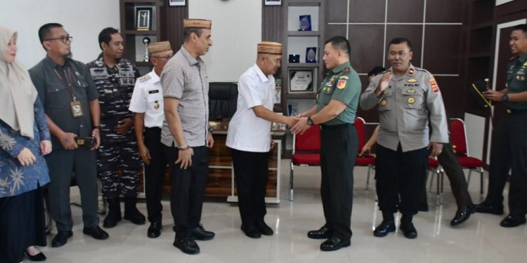 DPRD dan Bupati Pohuwato Terima Kunjungan Danrem 133/Nani Wartabone