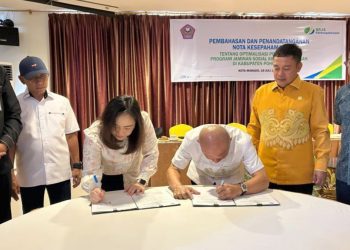 Pemkab Pohuwato Teken Nota Kesepahaman dengan BPJS Ketenagakerjaan untuk Perlindungan Pekerja