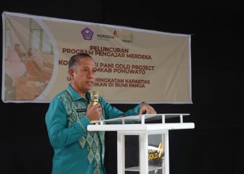 Arman Mohamad Resmikan Program Pengajar Merdeka Pohuwato Kolaborasi Dengan Pani Gold Project