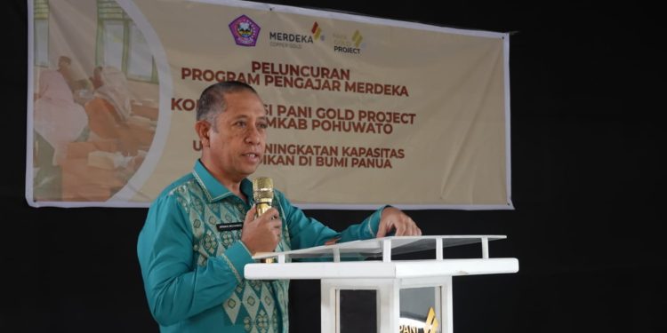 Arman Mohamad Resmikan Program Pengajar Merdeka Pohuwato Kolaborasi Dengan Pani Gold Project