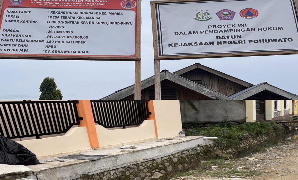 Sempat Terhenti 2 Bulan, Proyek Drainase 2,4M di Teratai Ternyata Milik RY