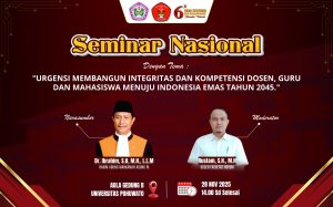SEMA FH UNIPO Hadirkan Hakim Agung dalam Kuliah Umum Nasional Dies Natalis ke-VI