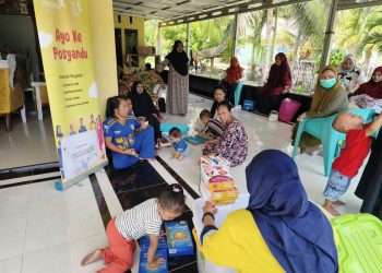 Program PMT Pani Gold Mine Dapat Apresiasi Warga Hulawa dan Tenaga Kesehatan