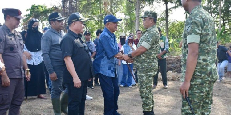 Dukung Ketahanan Pangan, Pangdam XIII/Merdeka Kunjungi Desa Motolohu