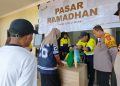 Masyarakat Lingkar Tambang Antusias Mengikuti Pasar Murah Ramadan Tambang Emas Pani