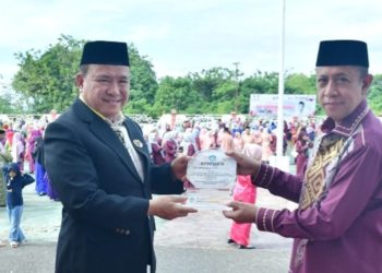 Hadiri Hardiknas, Ketua DPRD Beni Nento Tegaskan Komitmen Majukan Pendidikan