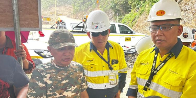 Bupati Pohuwato Tinjau Pembangunan Bendungan TSF PGM, Fokus Cegah Sedimentasi Sungai