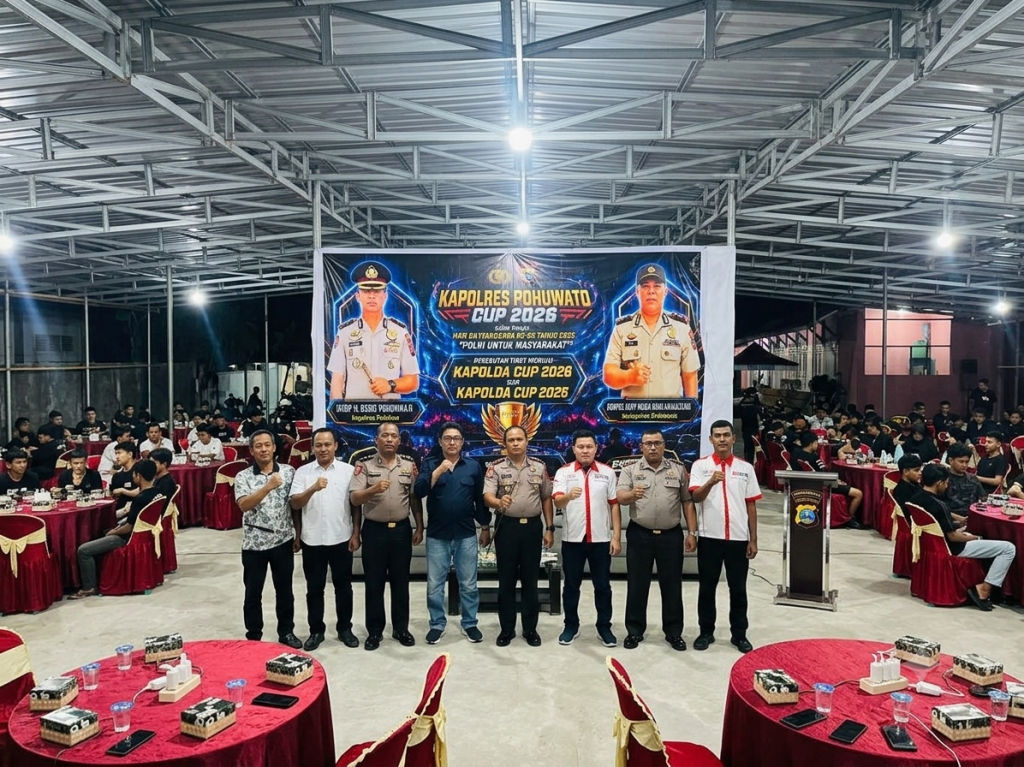 Dukung Bakat Generasi Digital, Kapolres Pohuwato Buka Turnamen E-Sport Mobile Legends 2026