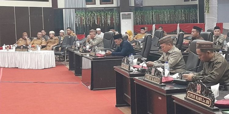 Rapat Paripurna ke-35 DPRD Pohuwato, Pansus Beri 21 Catatan untuk Pemkab