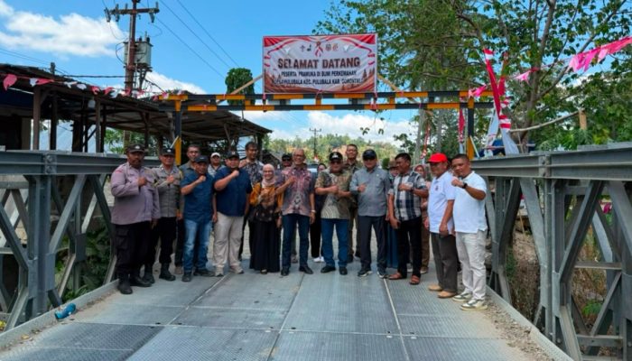 42 Meter Jembatan Bailey Dibangun, Pani Gold Mine Bantu Pulihkan Mobilitas Warga Pulubala
