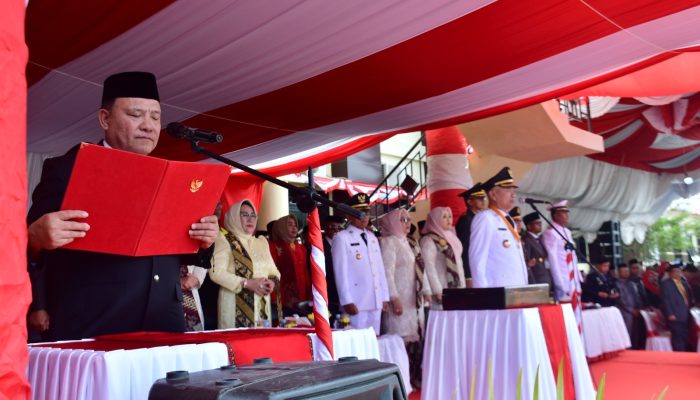 Beni Nento Bacakan Proklamasi HUT ke-81 RI, Tegaskan Komitmen Mengisi Kemerdekaan dengan Kerja Nyata