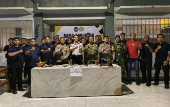 Lapas Pohuwato Perkuat Sinergi, Razia Gabungan dan Tes Urine Berjalan Kondusif