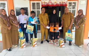 Menjemput Makna Maulid, Kantor Camat Taluditi Berbagi dengan Anak Yatim
